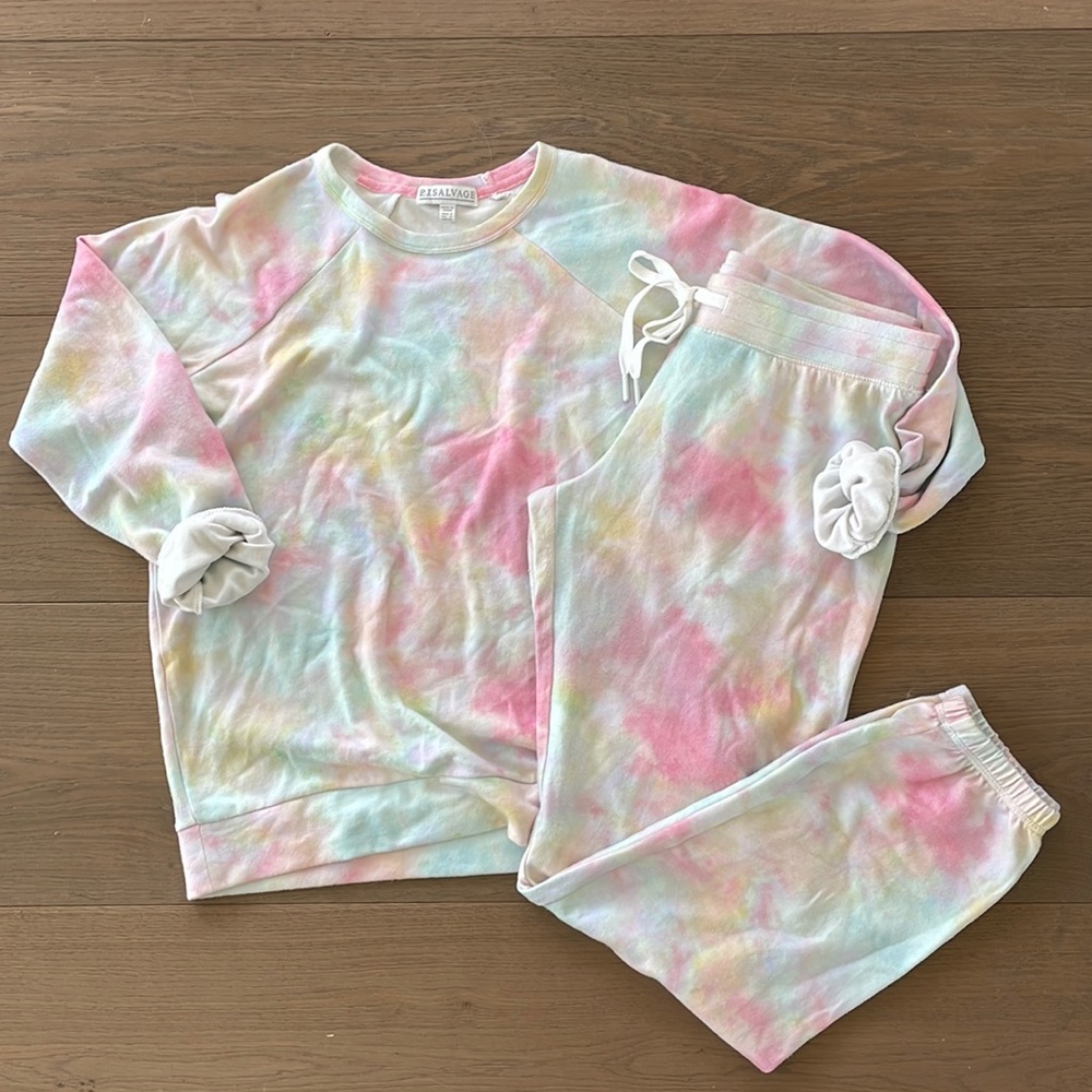PJ Salvage Tie Dye Lounge Set